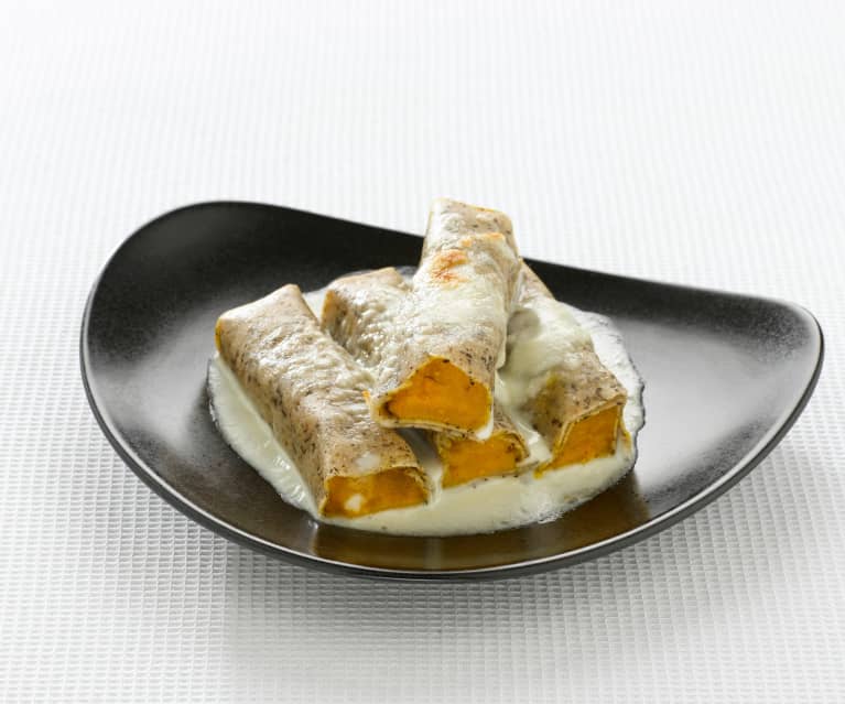 Cannelloni di grano saraceno e zucca