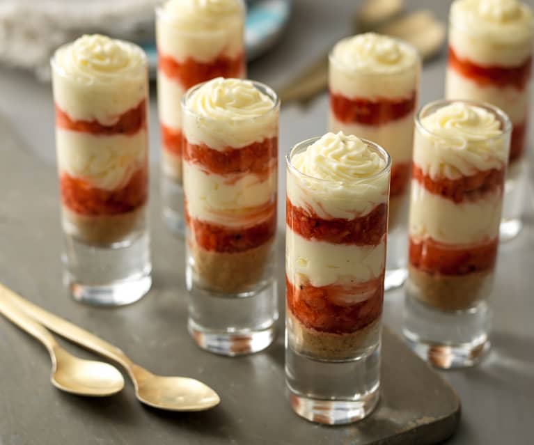 Strawberry Cheesecake Shots