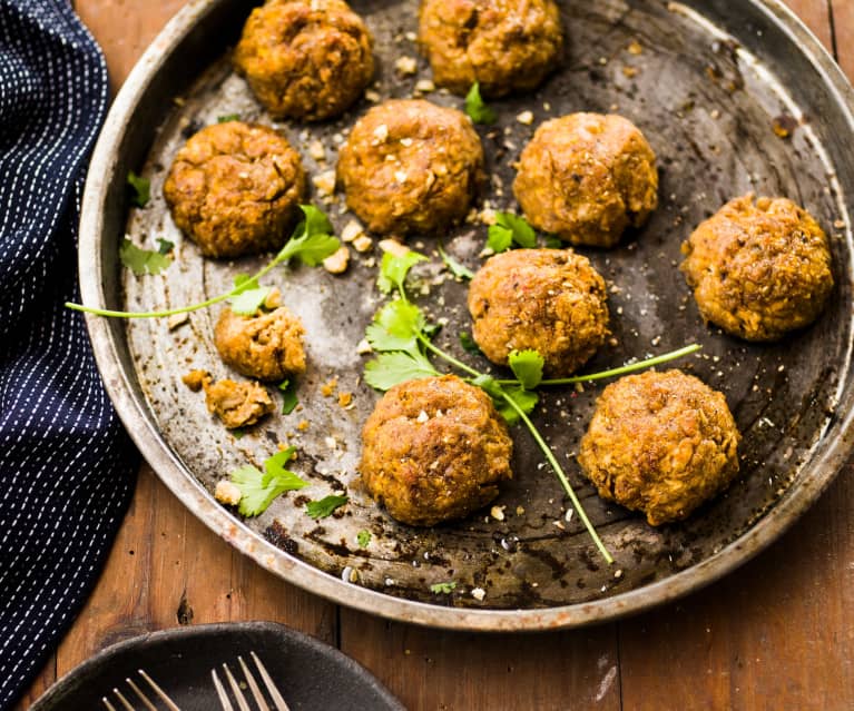 Boulettes automnales butternut-châtaigne-champignon