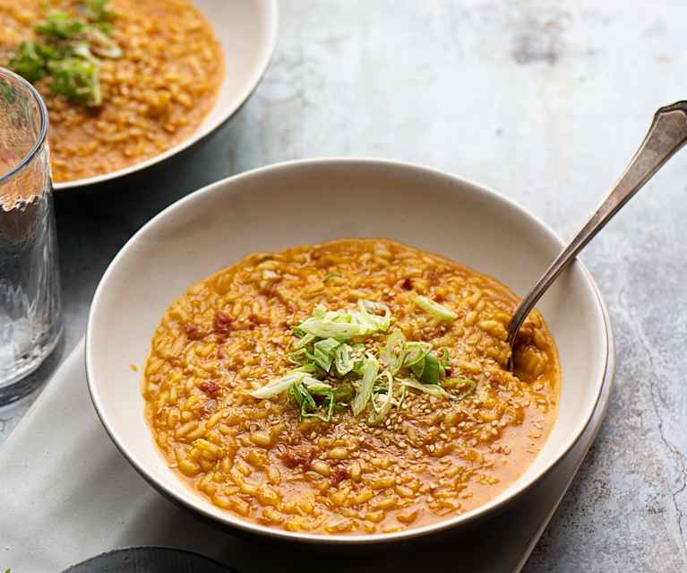 Risotto z kimchi Risotto z kimchi