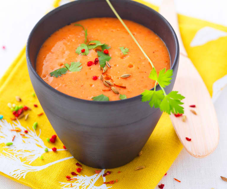 Gazpacho con cúrcuma