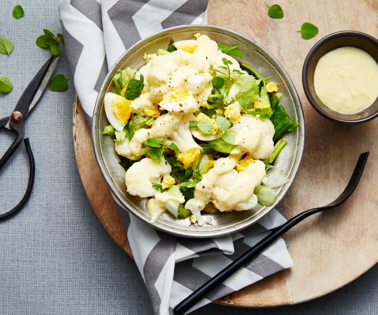 Salade d'automne au chou-fleur