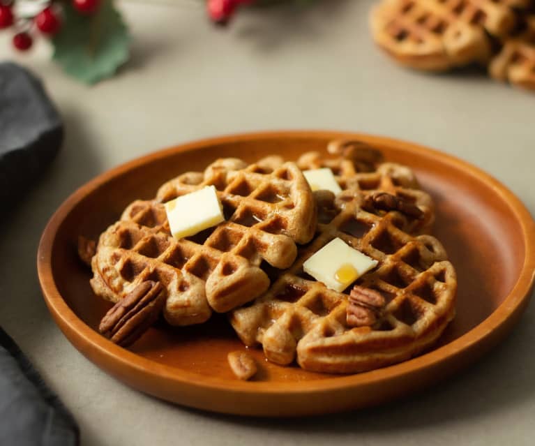 Gingerbread waffles