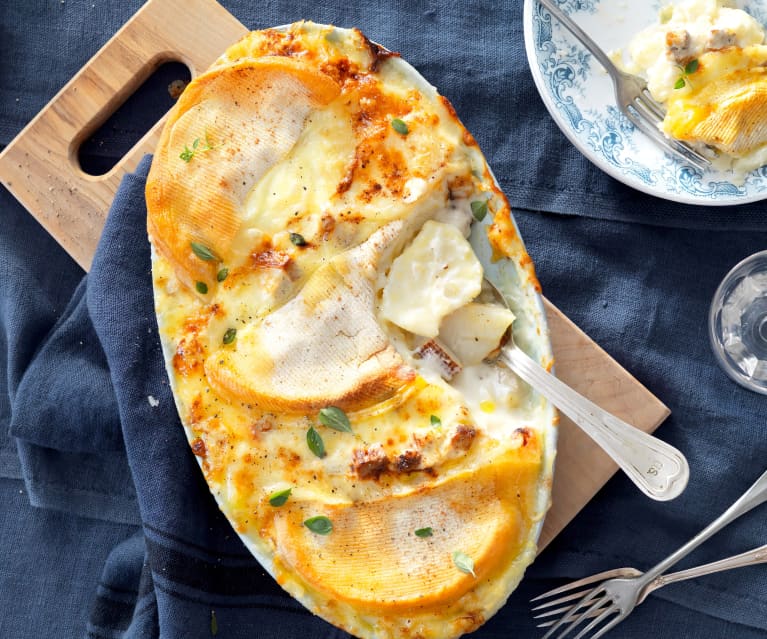 Tartiflette au tofu fumé