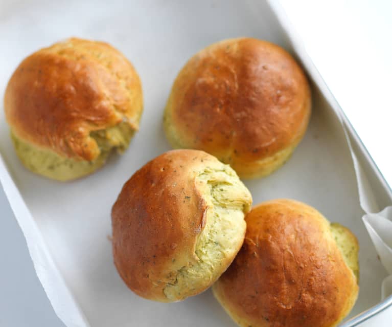 Pão de ervas aromáticas