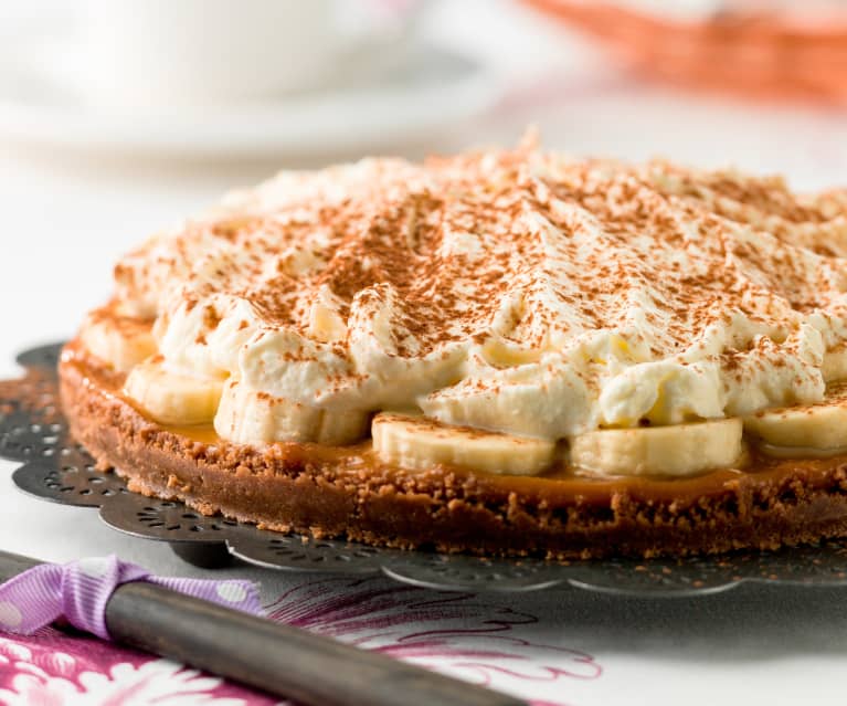 Tarte de banana e caramelo