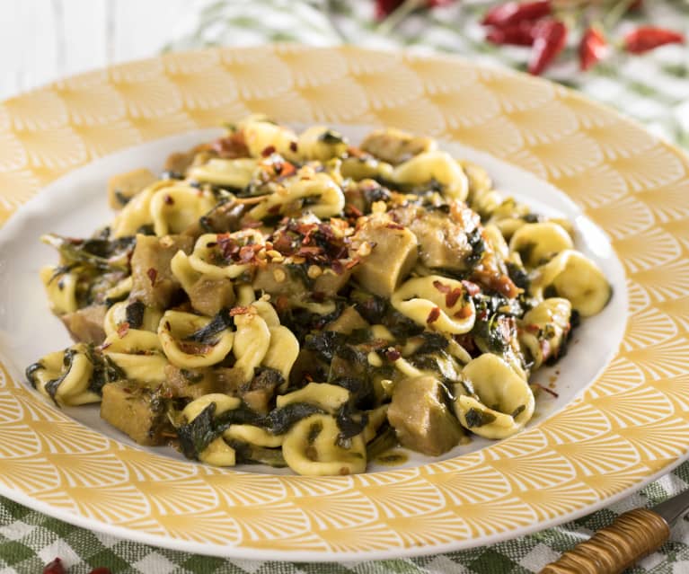 Orecchiette cime di rapa e seitan