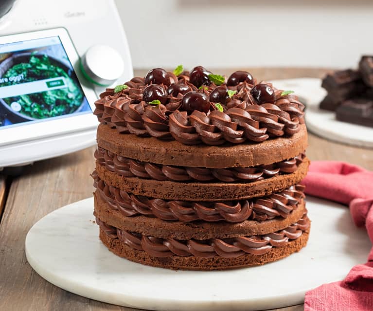 Torta cioccolato e amarene