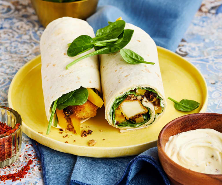 Halloumi-Wraps