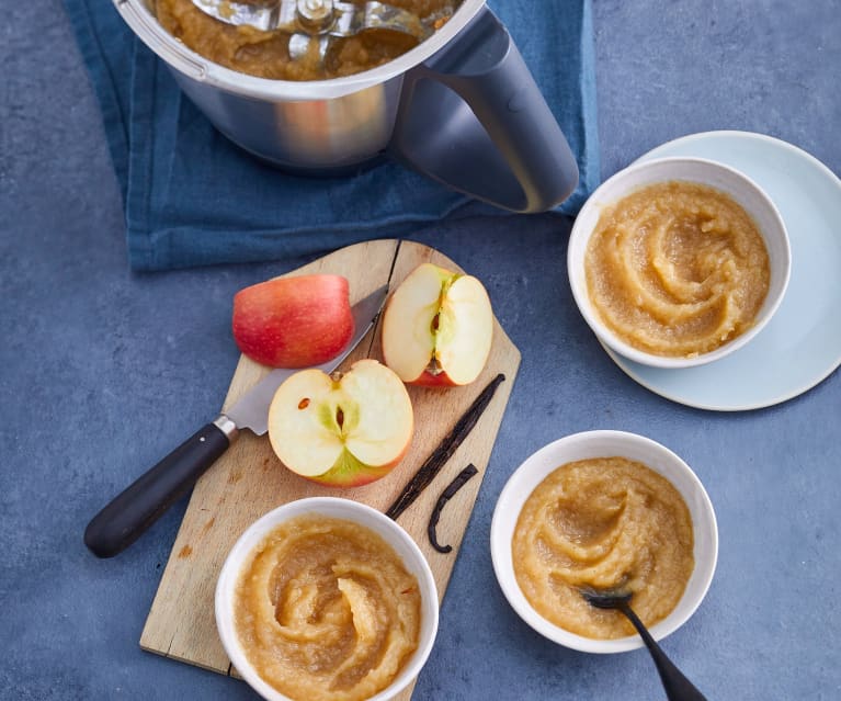 Compote de pommes à la vanille