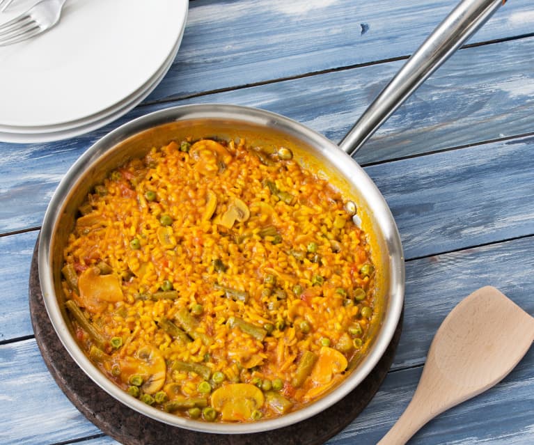 Paella de verduras (Hestan Cue™)