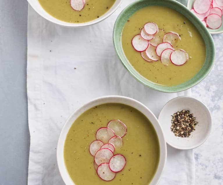 Sopa de rama de rabanete