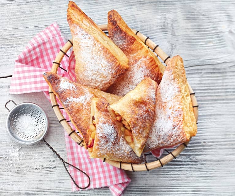 Appelflappen (niederländische Apfeltaschen)