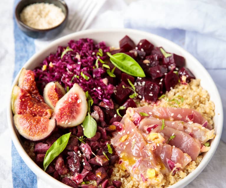 Poke bowl mauve