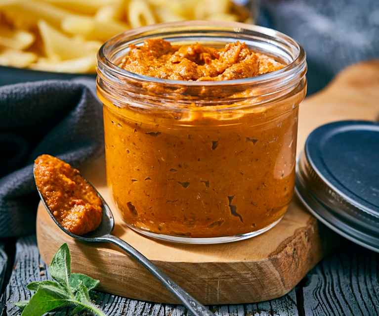 Auberginen-Tomaten-Pesto Auberginen-Tomaten-Pesto