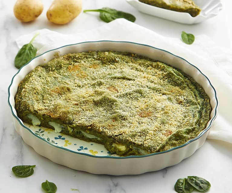 Gattò di patate e spinaci