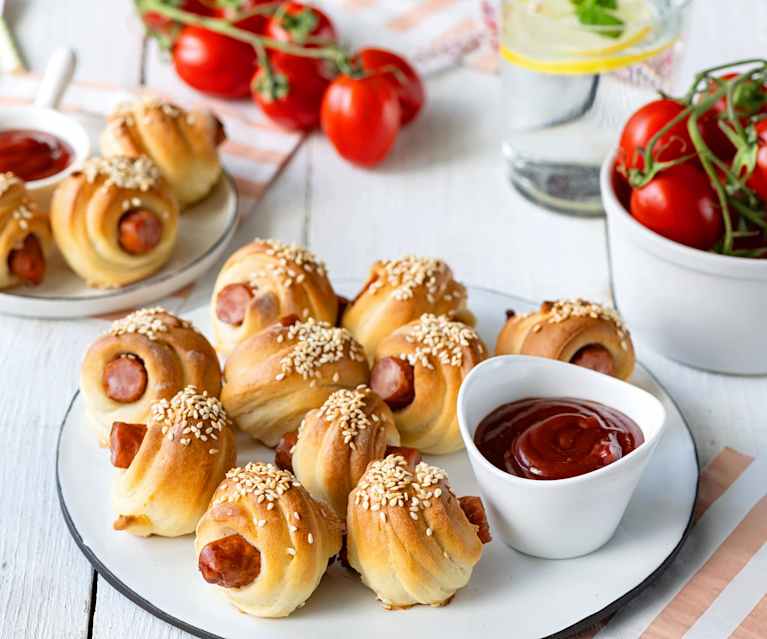 Mini hot dogi Mini hot dogi