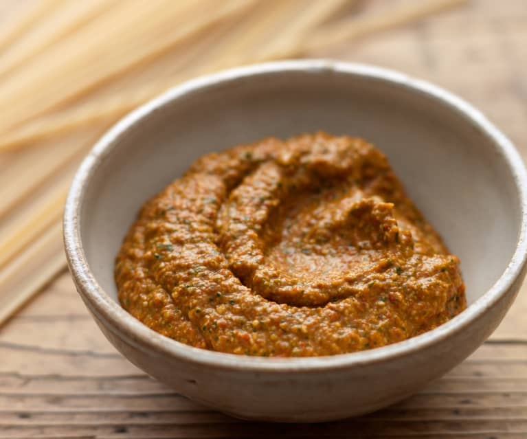Roasted Red Pepper and Parsley Pesto