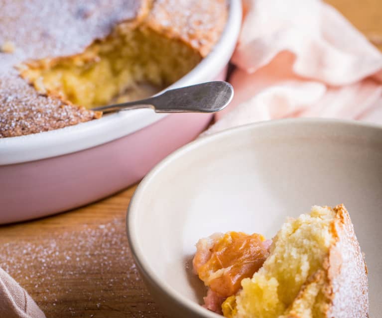 Peach and Plum Fruit Cobbler