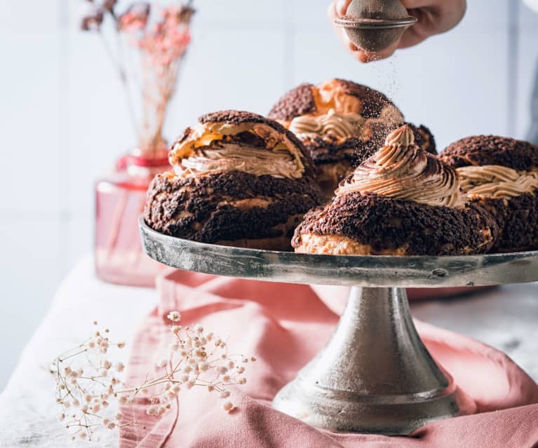 Gros chou chantilly saveur tiramisu