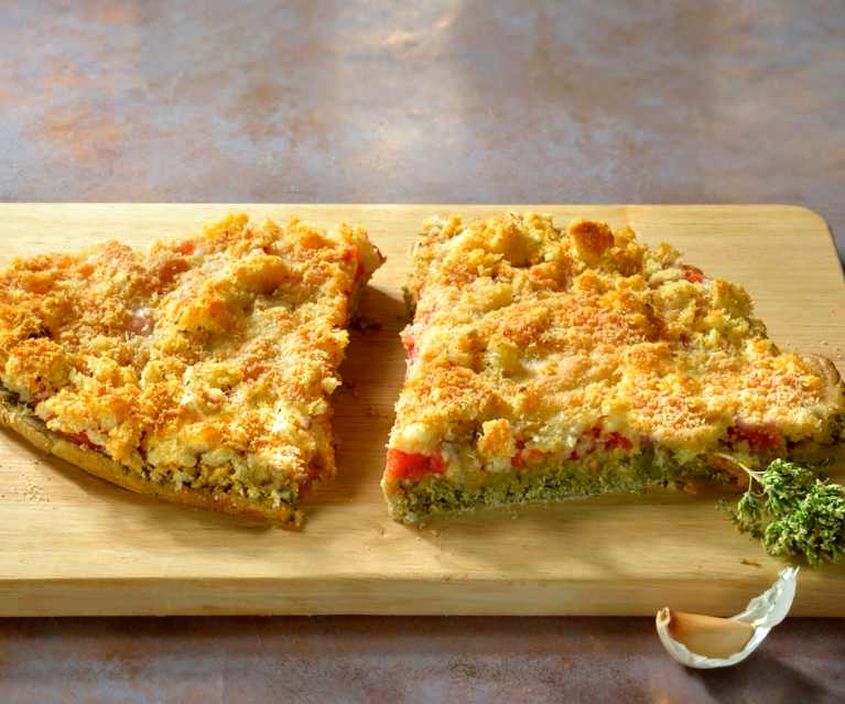 Schiacciata complète à la tomate Schiacciata complète à la tomate