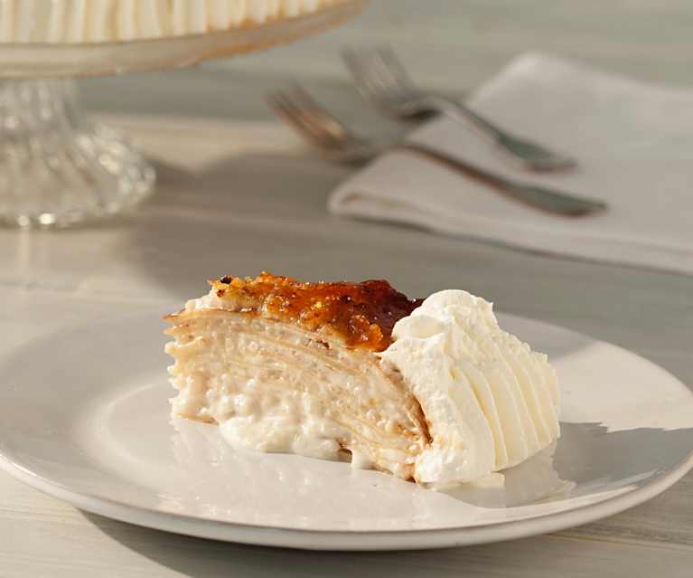 Tarta de frixuelos y arroz con leche Tarta de frixuelos y arroz con leche