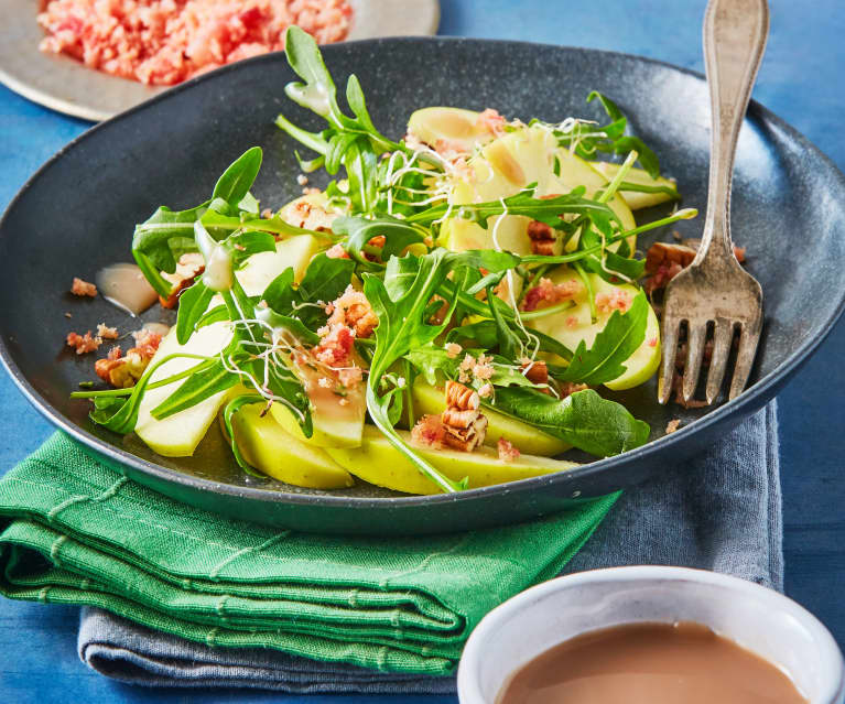 Ensalada de manzana y tocino