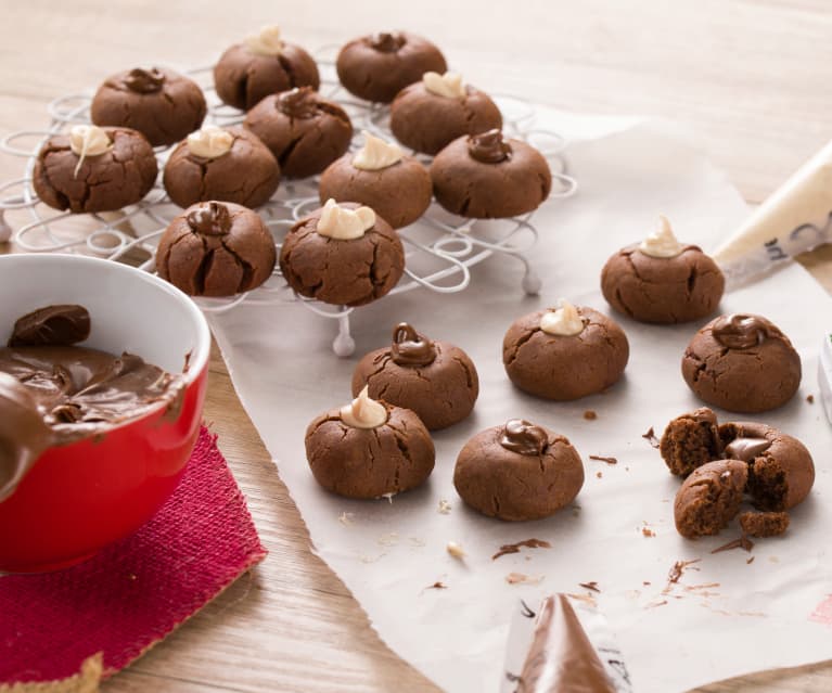 Galletas de crema de cacao y avellanas