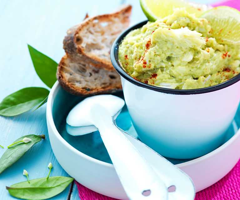 Mousse di baccalà e avocado Mousse di baccalà e avocado