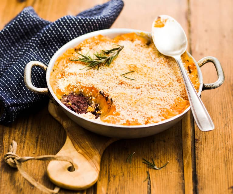 Parmentier de boudin à la patate douce