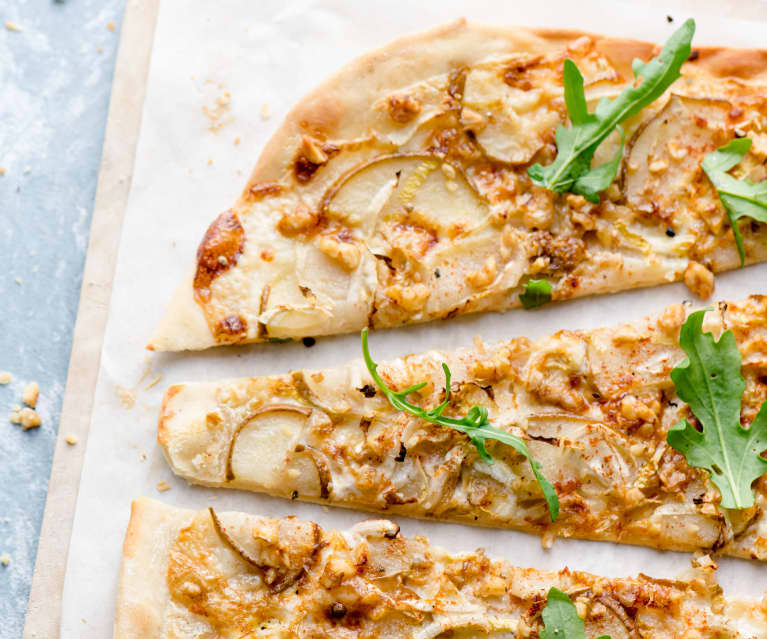 Tarte rápida com gorgonzola, pera e nozes - TM5