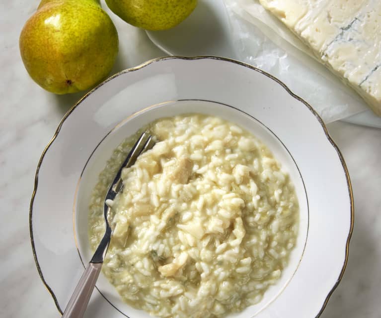 Pear and Gorgonzola Risotto