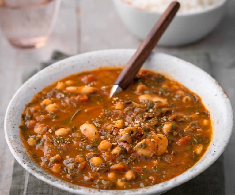 Swiss Chard, Chickpea and Tamarind Stew