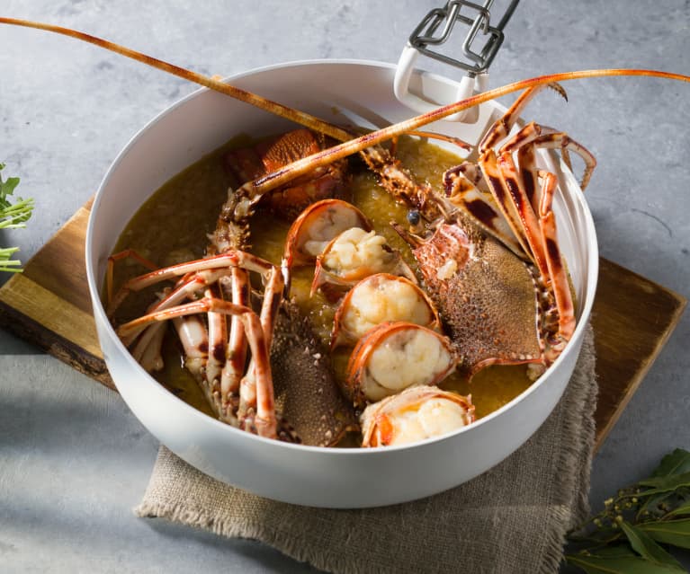 Langosta encebollada a la menorquina