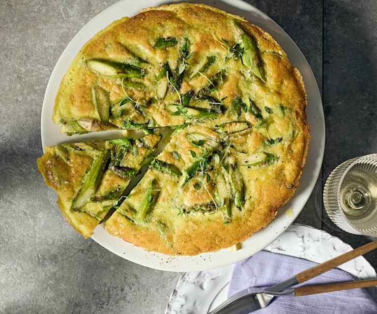 Grüne Spargel-Frittata