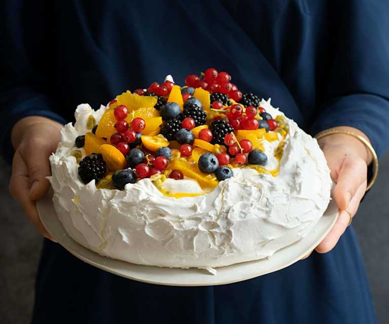 Pavlova aux fruits d'hiver