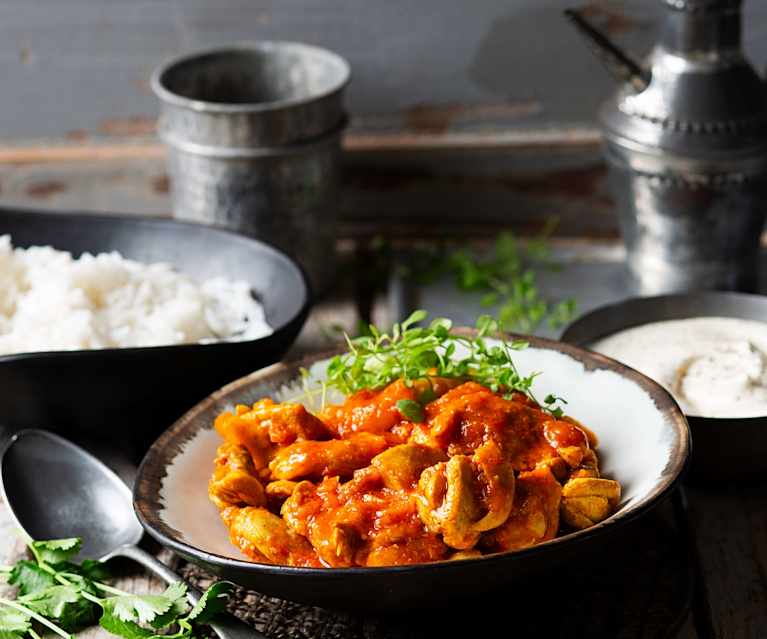 Butter chicken à l'indienne Butter chicken à l'indienne