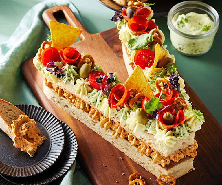 Herzhafter Lettercake/Numbercake Herzhafter Lettercake/Numbercake