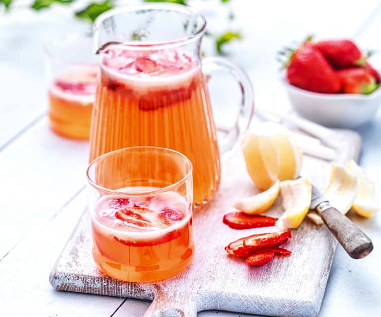 Limonade à la fraise 