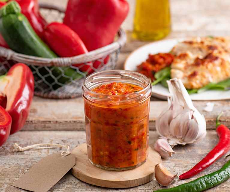 Pasta à la ajvar z cukinii i papryki Pasta à la ajvar z cukinii i papryki