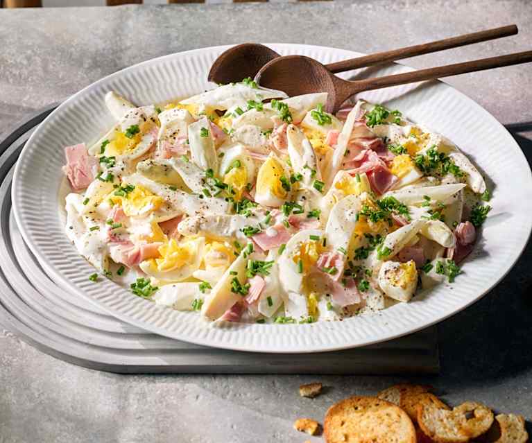 Spargel-Eier-Salat mit Kochschinken Spargel-Eier-Salat mit Kochschinken
