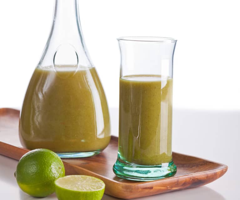 Jus de laitue, raisin et kiwi