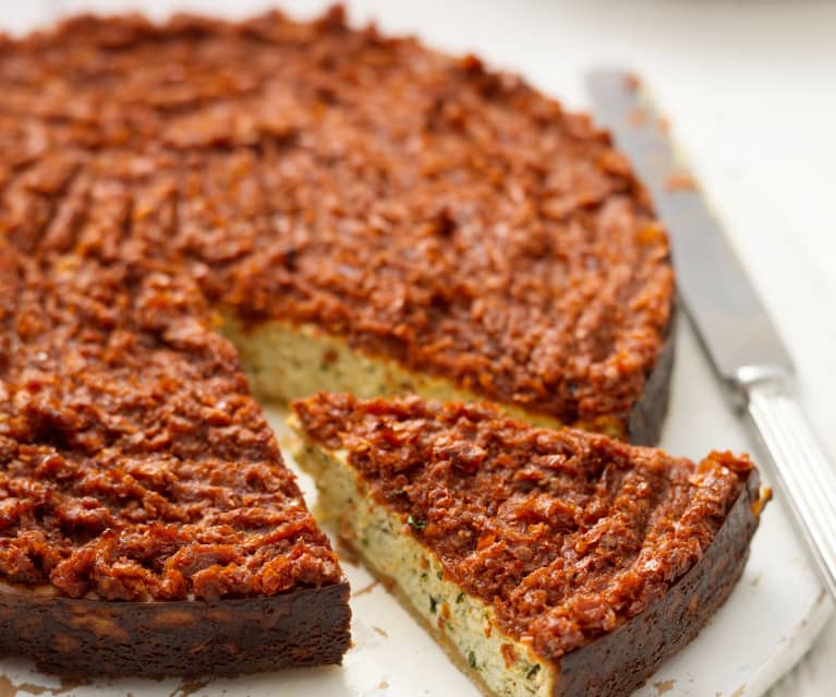 Ricotta and Sun-Dried Tomato Cheesecake