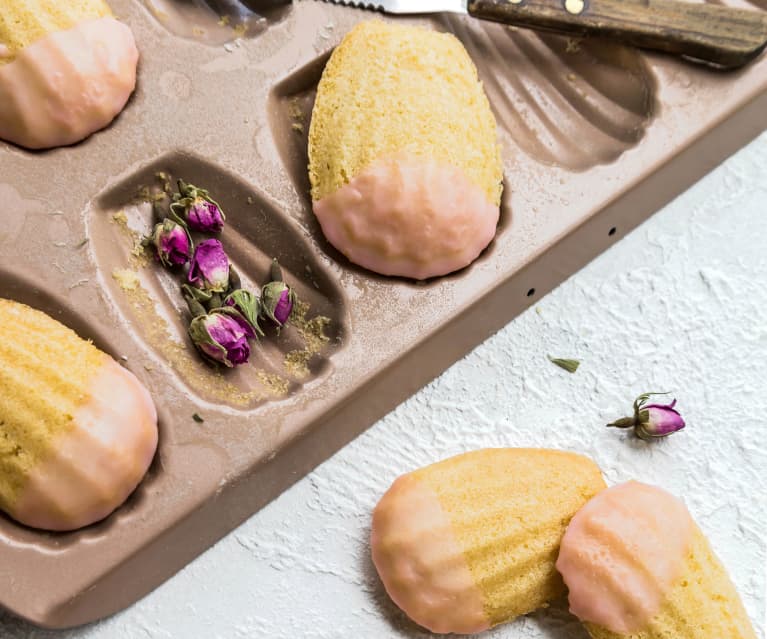 Rosewater madeleines