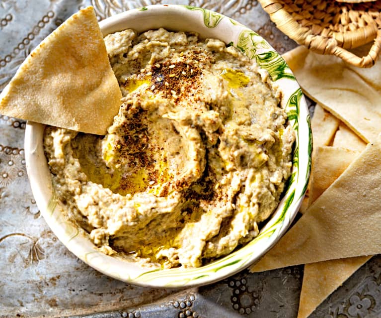 Baba ganoush (purée d’aubergines au tahini)