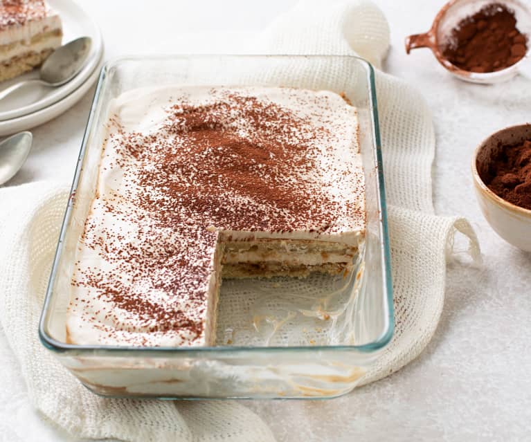 Tiramisú vegano