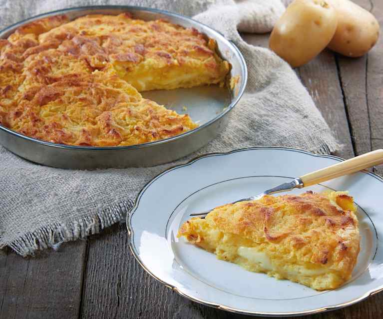 Torta di patate e mais