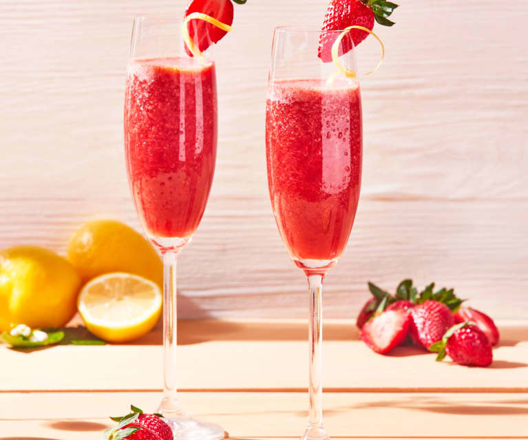 Strawberry Lemonade Mimosa