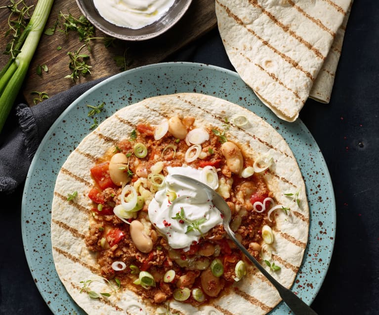 Chilli con carne s bílými fazolemi