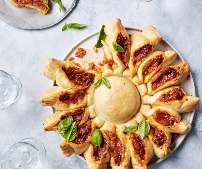 Pull-apart pizza sun 